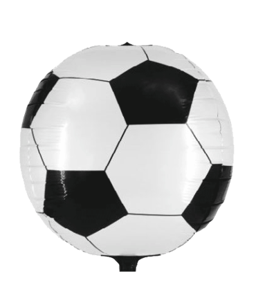 Fodbold ballon i folie til fodbold fest