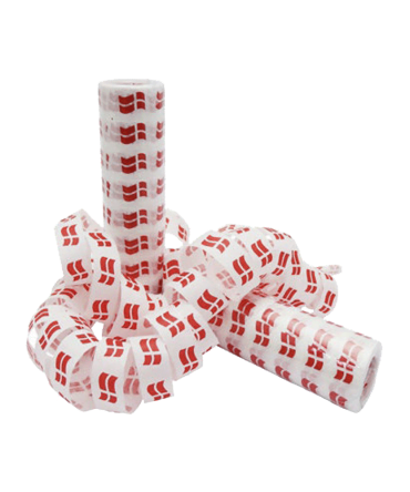 Serpentiner med dannebrog flag